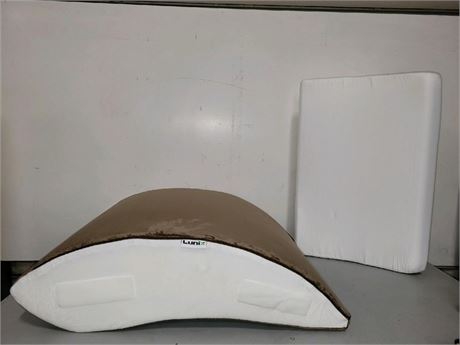 Lunix 2pcs Orthopedic Bed Wedge Pillow Set