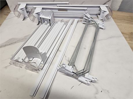 Lot of Closet Organizer Components