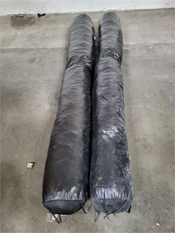 Lot of 2 Black Storage Bags