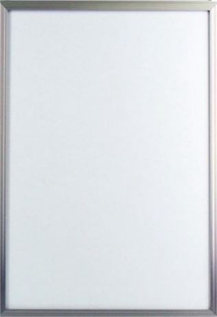 Arte Dixie Aluminum Frame, Silver, Charcoal Paper