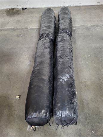Lot of 2 Black Storage Bags