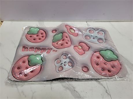 Strawberry Design Floor Mat