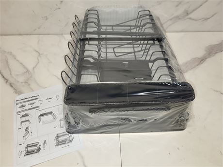 Black Metal Dish Rack