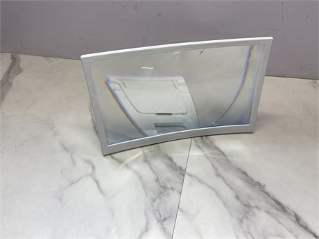 Curved White Picture Frame