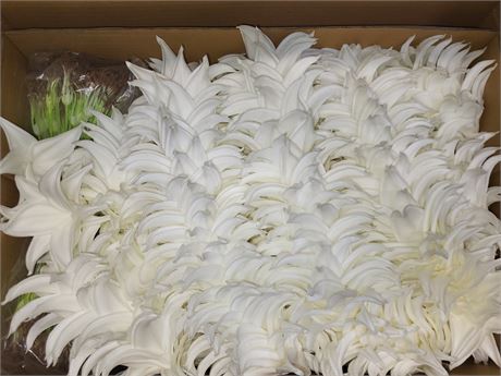 Artificial White Lily Flowers