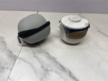 Ceramic Teapot and Silicone Case Lot
